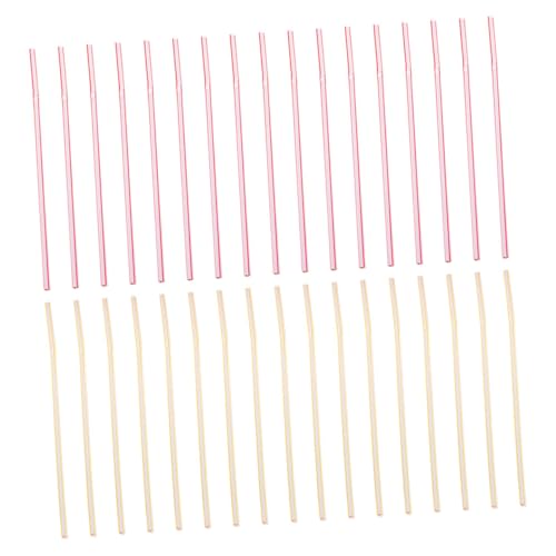 600 Pitillos Plásticos Flexibles Desechables Multicolor miniatura 1