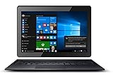 Odys Winpad 10 2in1 25,7 cm (10,1 Zoll) Convertible Tablet-PC (Intel Atom Quadcore Z3735F, 2GB RAM, 32GB Flash HDD, Win 10) schwarz