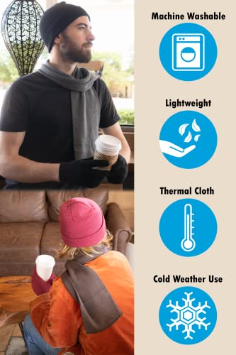 Moda West 72-Pack Gloves, Scarves, And Beanies - Wholesale Unisex Winter Accessories - Bulk 24 Glove Pairs, 24 Scarves, 24 Beanies #TOP4