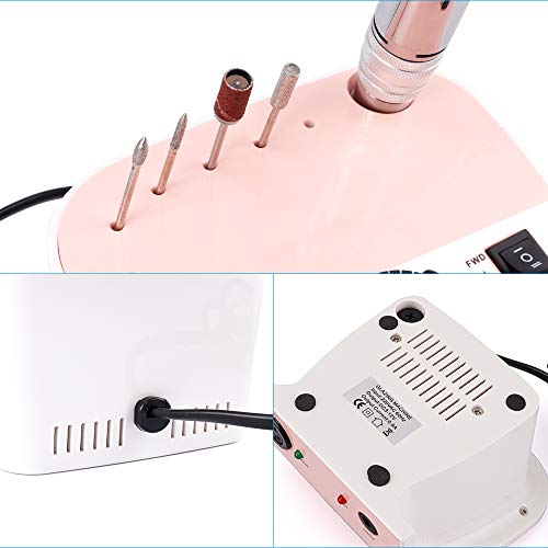 Elektrisches Maniküre-/ pediküre-set 35W 35000 U/min Elektrisch Nagelfräser Professionelle fräser maniküre pediküre… – Bild 5