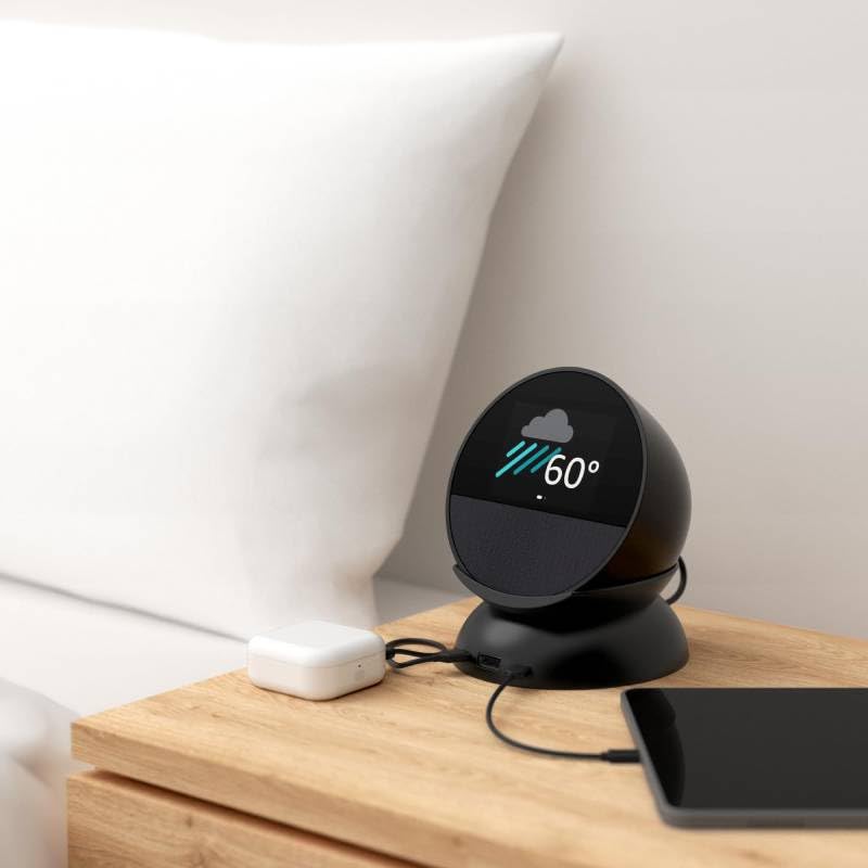 Support mural Echo Dot 5 et Spot 2024 pour libérer l'espace du salon - 5