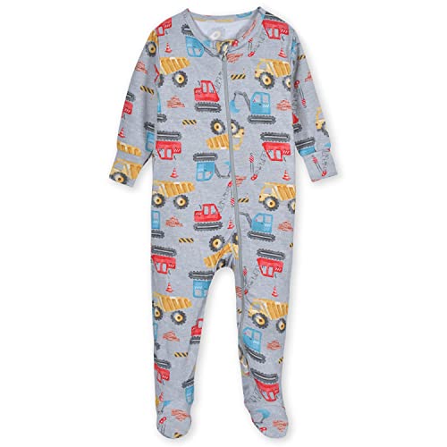 Image of Gerber unisex-baby Toddler Buttery-soft Snug Fit Footed Pajamas With Viscose Made With Eucalyptus