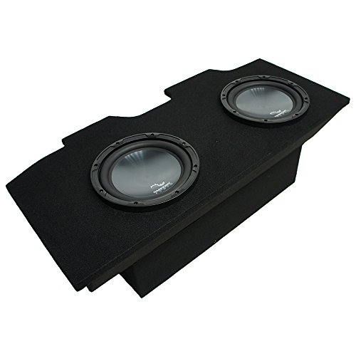 Compatible with 1993-2002 Chevy Camaro Coupe Harmony R124 Dual 12" Sub Box Enclosure Package