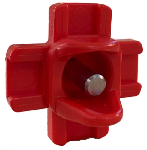 Carolina Coops 5 Pack Horizontal Side Mount Chicken Waterer Nipples for Poultry Water Systems, Leak-Free Guarantee, Made in Denmark