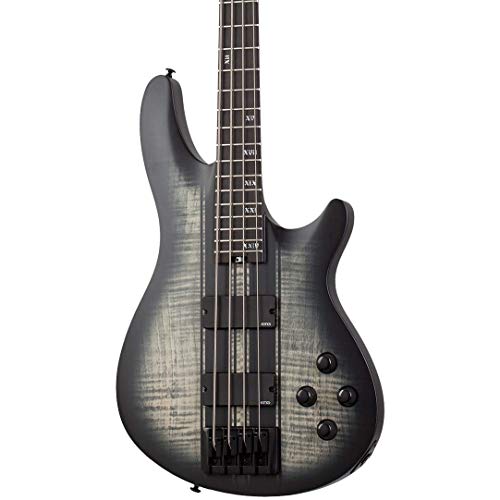 Schecter C-4 GT Bass - Satin Charcoal Burst