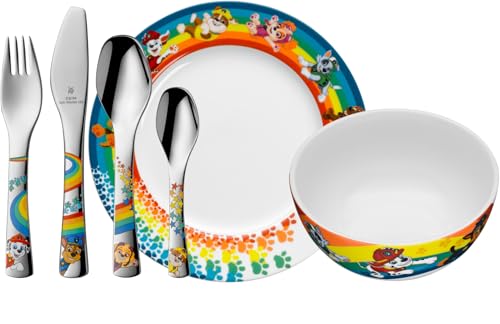 WMF Collection Pat'Patrouille, Set de 6 couverts de table pour enfants, Inox 18/10 Cromargan, Adapté aux enfants de 3 ans et plus, Ludique, Compatible...
