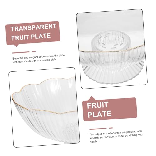 Uonlytech 3 Peças Prato Alto De Frutas Tigela De Exibição De Sobremesa Decoração De Mesa De Jantar T