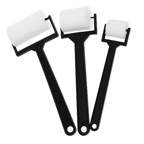 HOODANCOS 9Pcs Paint Sponge Roller with Easy Grip Handles for DIY Art Projects Doodling and Creative Painting for School and Family Fun Activities