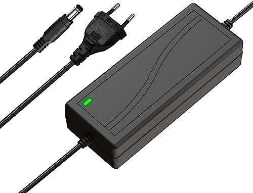 GERUI Adaptador de alimentación de 12 V, 5 A, CA 100 – 240 V, 50 ~ 60 Hz, fuente de alimentación CC 12 V, 5 A, 60 W, se utiliza para tiras de pantalla LED, amplificador, etc