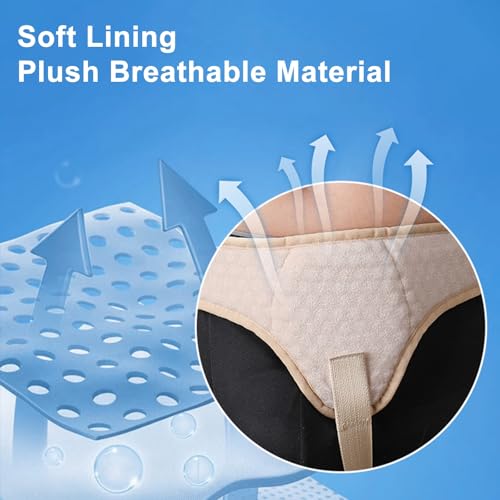 Faja para Hernia Inguinal Ajustable Beige XL miniatura 3