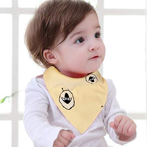 Viedouce slabbetjes bandana slabbetje met 2 verstelbare knopen, 100% biologisch katoen, zacht en absorberend… - Image 7