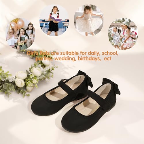 Image of PANDANINJIA Toddler Dress Shoes Flower Girls Ballet Flats