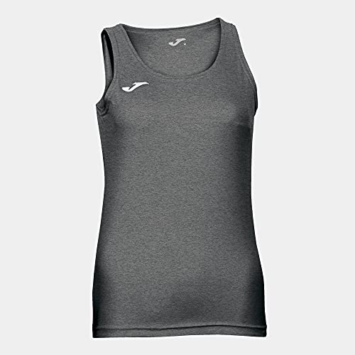 Joma Camiseta Diana Gris Melange Oscuro S/M Woman, Mujer, Oscuro-150