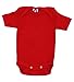 Produktbild Cosilana GOTS Body Wollbody Kurzarm Wolle/Seide Uni 50-104 Bio Öko kbT (74/80, rot)