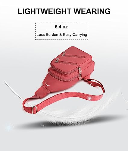 Hiflyer Crossbody Bags Trendy, Fanny Packs Cross Body, Sling Bag for Women (Black)4