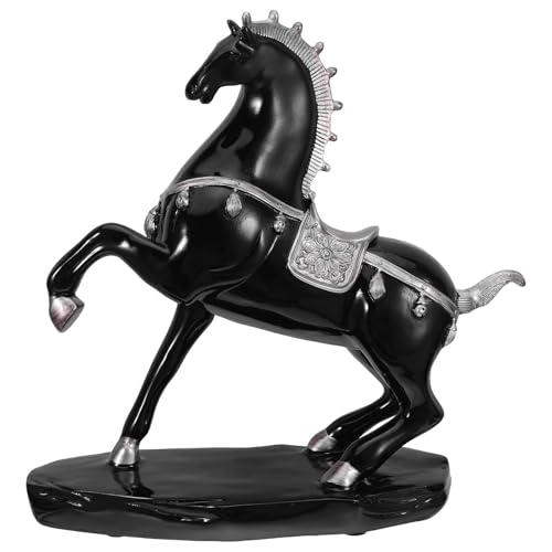 Cheval du zodiaque chinois 2026 en résine, le présent vintage idéal