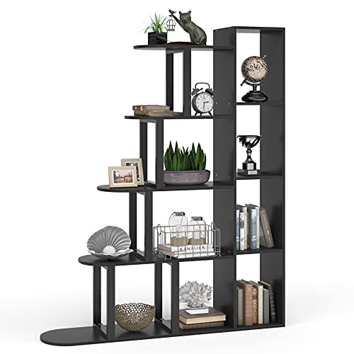 Buy Tribesigns 5Tier Bookshelf Industrial Bookcase, 5 Shelf Corner
