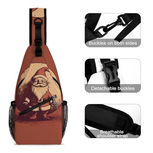Bolso bandolera casual para viaje y senderismo miniatura 3