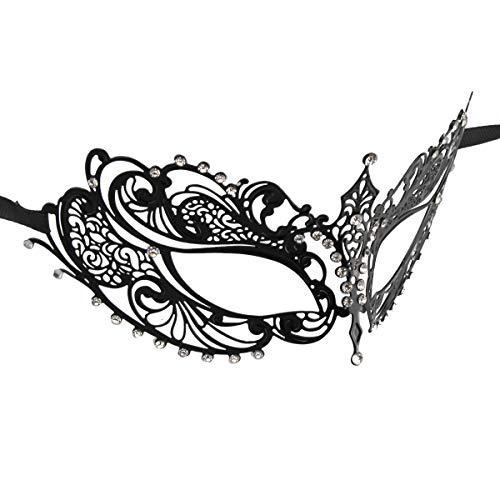 Image of Coddsmz Couples Venetian Masquerade Mask Set Luxury Style Princess Party Mask for Couples Women and Men Mardi Gras Masks