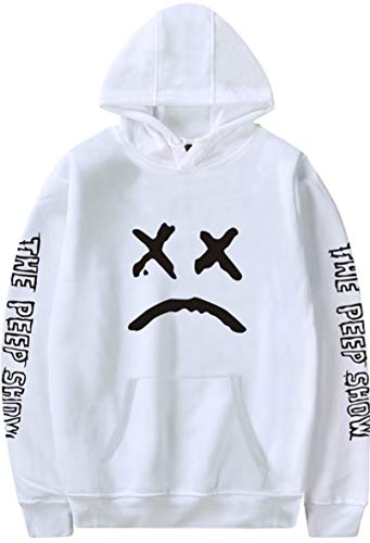 OLIPHEE Mujer Camisetas de Manga Larga de Crybaby R.I.P Lil Peep BAI-L