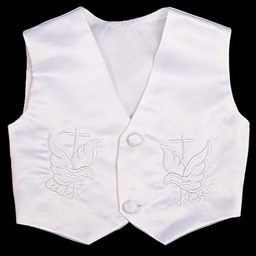 Miniatura 5 de Lito Angels Bebé niño bautizo traje traje traje capó manga corta 4 piezas conjunto 019 020