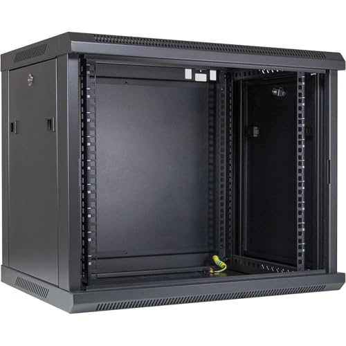 Rack 9U Inter-Tech SMA-6409 coffret informatique mural noir