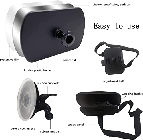 Venveal Baby Car Mirror, Baby Mirror Car Suction Cup Car Seat Mirror For Baby Rear Facing Forward Facing Infant Mirror Adjustable Child Safety Wide Clear Rear View Mirror #TOP6