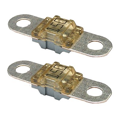 2 fusibili di potenza Midi / Grigio / 150A / 58V