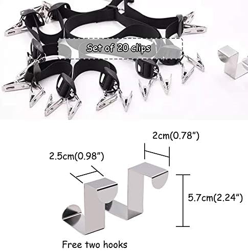 JEZOMONY Cap Rack,Door & Wall Mounted 20 Baseball Caps Organizer Hanger Towels Racks Closet Hooks,Suitable for Hats,Scarfs,Handbag,Socks,Tie,Storage Behind the Door,for Home&Travel (1 Pack)
