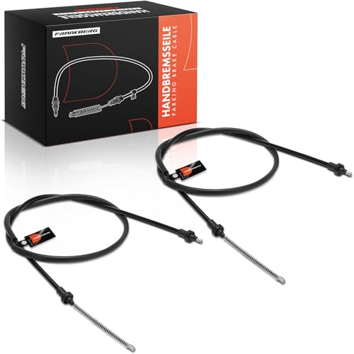 Frankberg 2x Handbrake Cable Rear Left Right Compatible with Logan LS Logan II Logan MCV KS S.a.n.d.e.r.o II Logan I LS Logan I Estate KS Thalia III L8 Replace# 6001547168