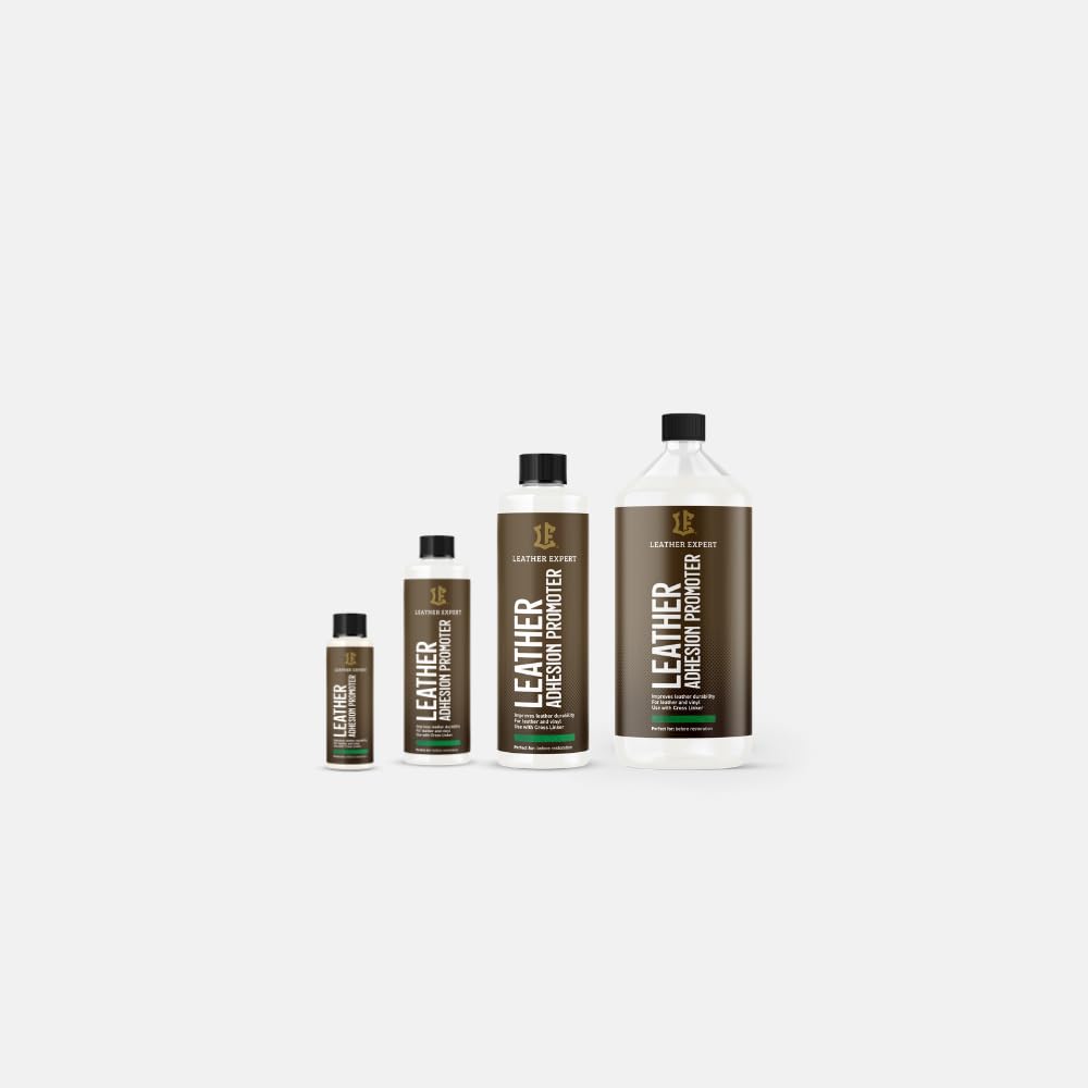 Leather Expert Leather Adhesion Promoter (1000 ml) - Meilleure adhérence pour la peinture du cuir et les revêtements en vinyle - Pour textiles, céramique, plastique, métal