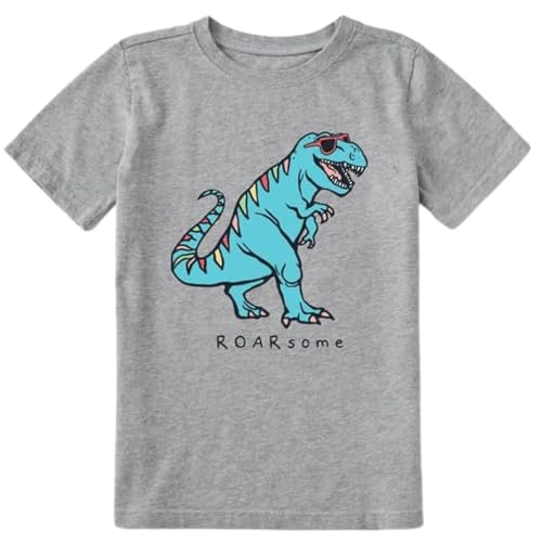 Kids Rad Roarsome Dino Short Sleeve Crusher Tee