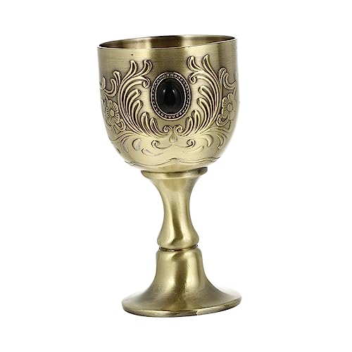 Kichvoe Cáliz de Metal Vintage para Vinos Retro para Bodas y Fiestas para Decoración de Hogar Sociales