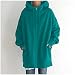 Fleece Langjacke Damen Kapuzenjacke Große Größen Hoodies Sweatjacke Reißverschluss Übergroßer Freizeit Sweatshirt Plüsch Gefüttert Herbst Winter Jakce mit Kapuze