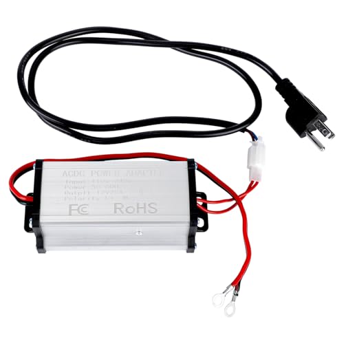 BTFO Diesel Air Heater 110V to 12V Power Converter Adapter, 300W 25A AC to DC Transformer for 5KW/8KW All-in-One Diesel Air Heater with Safety Protection for RVs Campervans & Garage Heating Systems