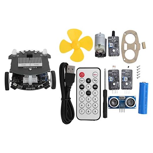 Smart Robot Kit, DIY Robot Car Starter Kit, Infraröd Fjärrkontroll & APP Control Pedagogisk Programmering Robotics Kit, Mekanisk DIY-kodning för Barn, Nybörjare Osv