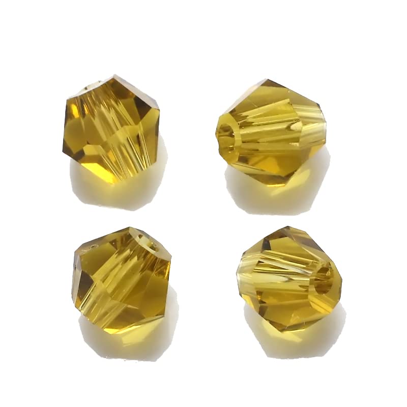 XLJP 35 UDS-550 Uds AAA cuentas bicono de cristal austriaco 2mm/ 3mm/ 4mm/ 6mm/ 8mm cuentas espaciadoras de vidrio facetadas for fabricación de joyería DIY Accesorios ( Color : Crystal violet , Size :