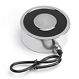 Fielect DC 24V 240Kg Electric Lifting Magnet Electromagnet Solenoid Lift Holding Circular Suction-Cup Electrical Round Sucker, 0.57A 13.6W