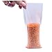 Anneome 50pcs PVA Water Soluble Bags for Carp Fishing Mesh Bags for Solid Bait Quick Dissolving Design for