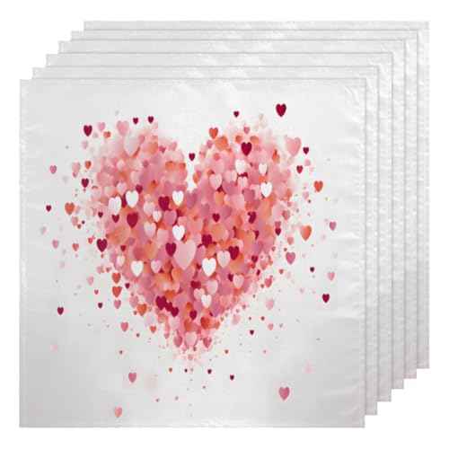 Servilletas de Tela Cuadradas Multicolor 20x20 Inch Pack 6 miniatura 1