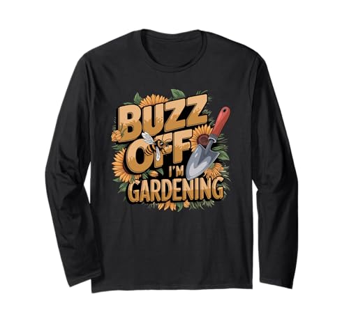 Funny Gardener Buzz Off Bee I'm Gardening ���Љ�I ����T�V���c