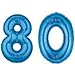 Produktbild GRABO Riesige 80. Blaue Zahl Bläst Auf