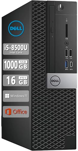 yςݕiz y16GB+SSD:1000GBzDELL fXNgbvPC OptiPlex 5060/7060 SFF8 Core i5/4KHDΉ/Office 2019/Windows11/USB3.0/DVD/DP/VGA/