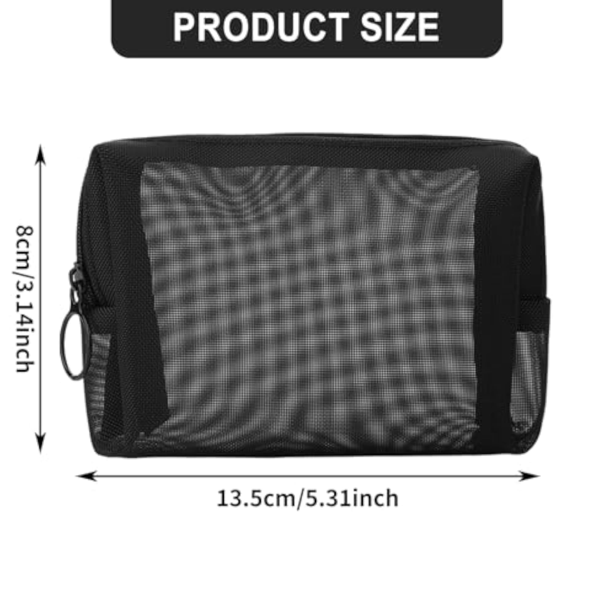Compact Toiletry Bags 3PCS Organizer Pouches