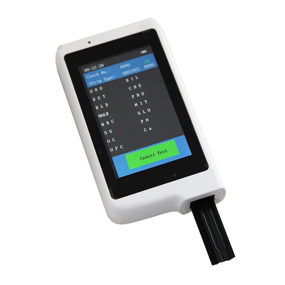Analizador de orina de 14 rutinas, análisis de orina con Carga USB con Pantalla a Color de 4 Pulgadas, Instrumentos analíticos de bioquímica, para el hogar, hospitales, clínicas