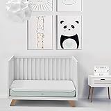 Bedgear Baby Hypoallergenic Dri-Tec 2-Stage Infant and Toddler Moisture Wicking Crib Mattress –...