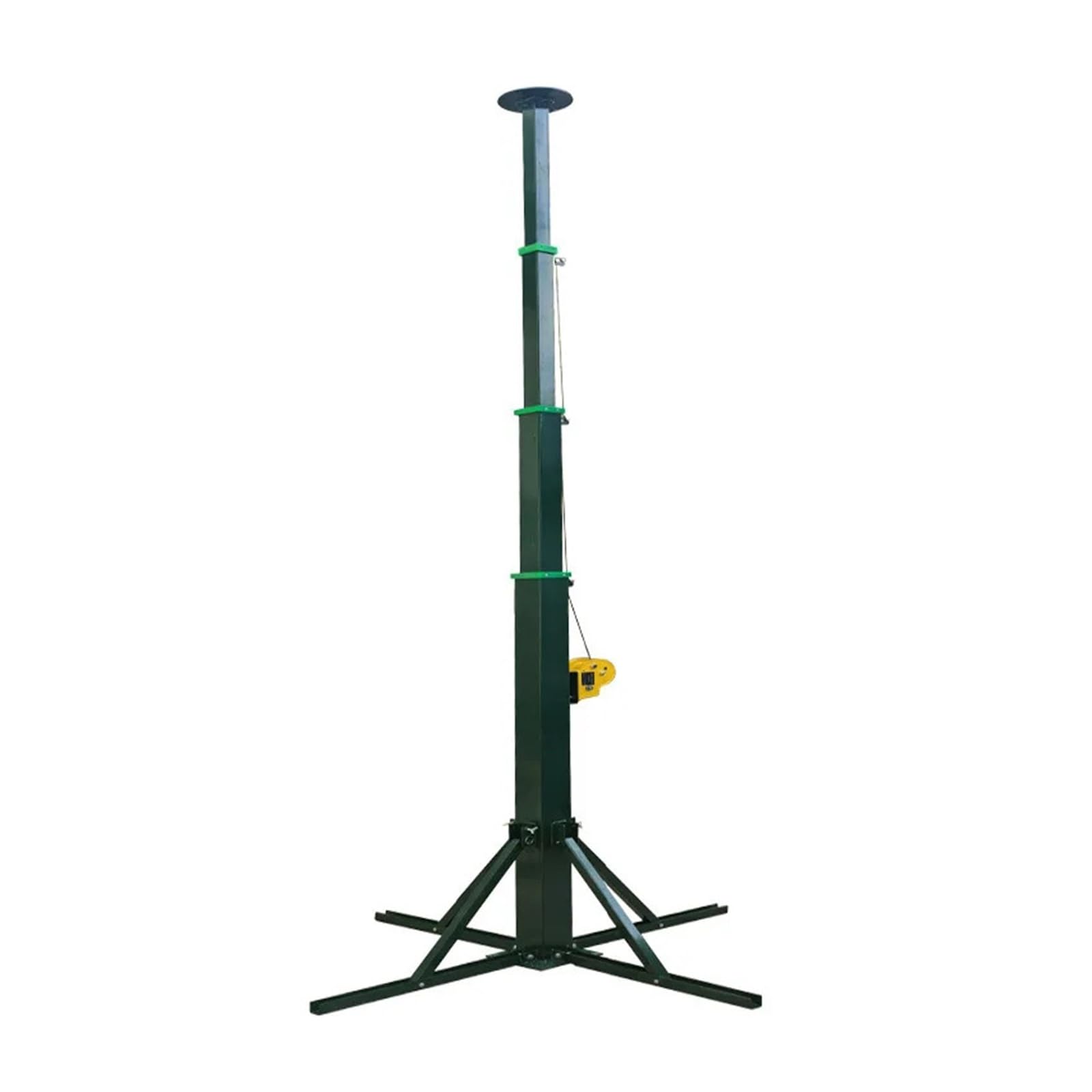 Polo Telescópico Máster De Elevación De Mano | Trípode De Almacenamiento Plegable Torre De Comunicación Cámara De Vigilancia 3 / 5 / 69 Metros(4 meters lifting rod)
