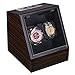 Produktbild JF Doppelter automatischer Uhrenbeweger, Stromversorgung, batteriebetriebene 2 mechanische Uhr-Aufbewahrungsbox, Unisex-Sandalwoodblack