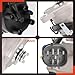 A-Premium Ignition Distributor Compatible with Honda CR-V CRV 1997-1998 L4 2.0L, Black Cap and Rotor Kit