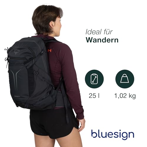 Osprey Sportlite Wanderrucksack, 25L, Raven Black – Ansicht 2